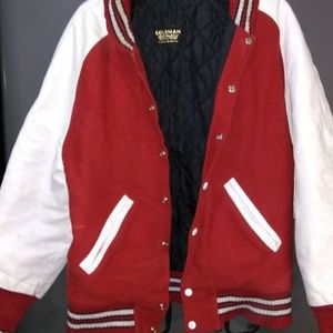 Mens Lettermans genuine leather jacket